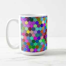 Caneca De Café Círculos Embalados 15oz Mug