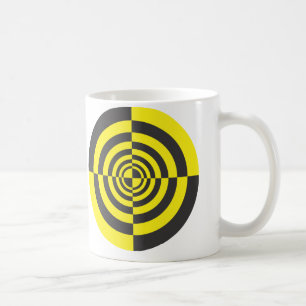Caneca De Café Círculos hipnóticos