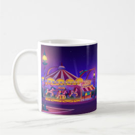 Caneca De Café Circus Amusement Park