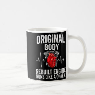 Caneca De Café Cirurgia cardíaca aberta engraçada para homens mul