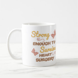 Caneca De Café Cirurgia Cardíaca das Mulheres Inspiracionais