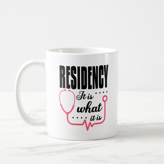 Caneca De Café Cirurgia de Presentes Médicos Residente Funny (Esquerda)