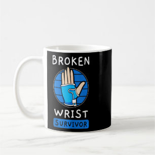 Caneca De Café Cirurgia do braço de sobrevivência do pulso quebra