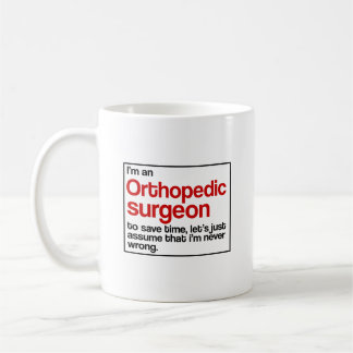 Caneca De Café Cirurgião ortopédico