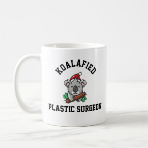 Caneca De Café Cirurgião plástico koalaficado