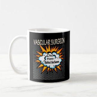Caneca De Café Cirurgião Vascular Trabalho Herói