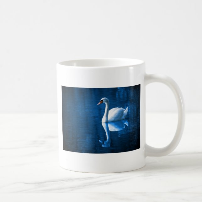Caneca De Café Cisne no lago (Direita)