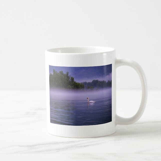 Caneca De Café Cisne no lago (Direita)
