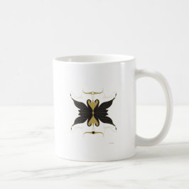 Caneca De Café Cisnes pretas e pombas