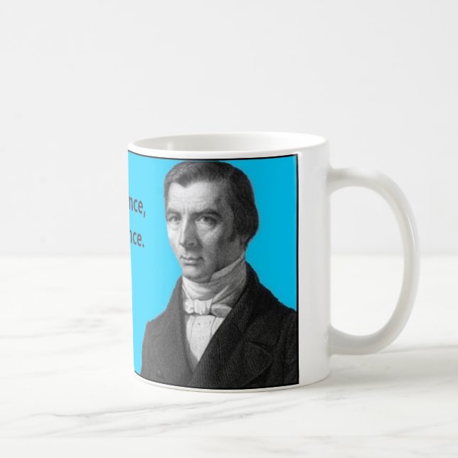 Caneca De Café Citação Bastiat (Direita)