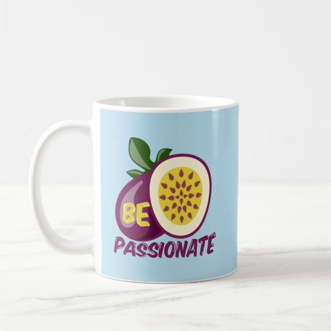 Caneca De Café Citação criativa motivacional para os frutos de ca (Esquerda)