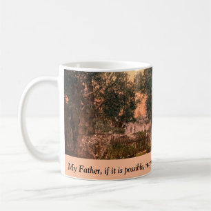 Caneca De Café Citação da Bíblia Cristã Vintage Apreciação do Pas