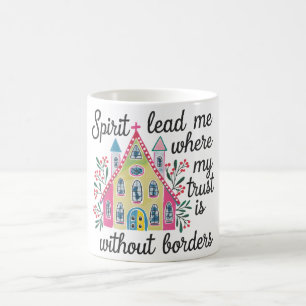 Caneca De Café Citação da Igreja Cristã Inspiradora