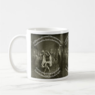 Caneca De Café Citação da Noite de Burns Tam O Shanter em Cinza