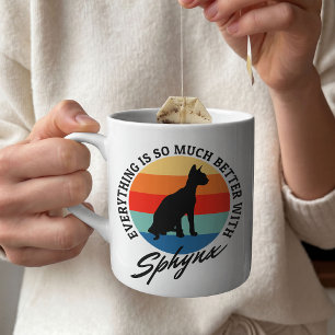 Caneca De Café Citação da Vida do Gato Sphynx é Melhor