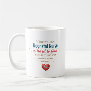 Caneca De Café Citação de Agradecimento de Enfermeira Neonatal Pe