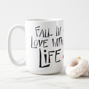 Caneca De Café Citação de Atitude de Amor Vida Felicidade Sucesso