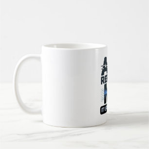 Caneca De Café Citação de Atualização de IA para Amantes de Tecno