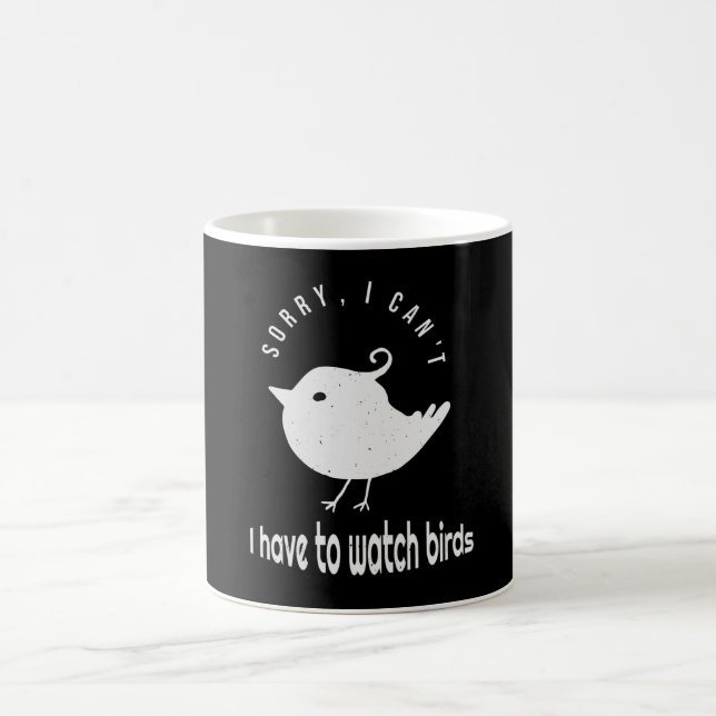 Caneca De Café Citação de Birdwatch Engraçado (Centro)
