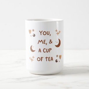 Caneca De Café Citação de Boho Estético
