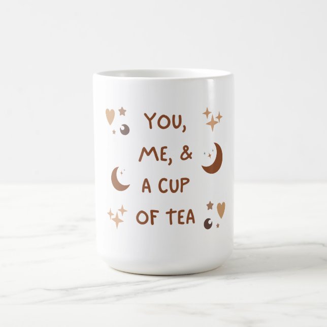Caneca De Café Citação de Boho Estético (Centro)