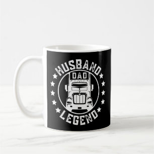 Caneca De Café Citação de Caminhoneiro Pai Vintage