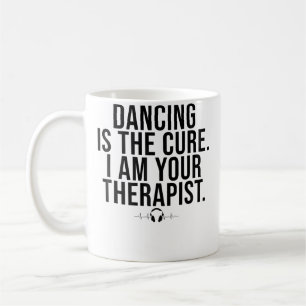 Caneca De Café Citação de Dj Deejay Dança Divertida Citação Festi