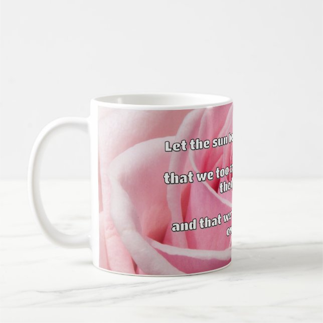 Caneca De Café Citação de Encorajamento Positivo do Empath Shine (Esquerda)