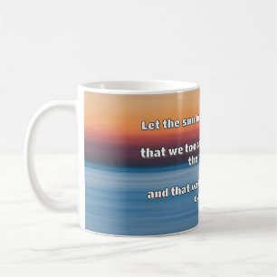 Caneca De Café Citação de Encorajamento Positivo do Empath Shine