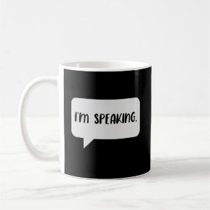 Caneca De Café Citação de Fala Minha