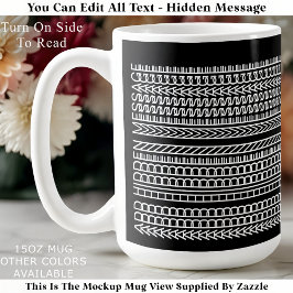 Caneca De Café Citação de Família Piada Mensagem Oculta 152 Engra