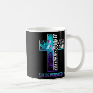 Caneca De Café Citação De Fé Para A Prevenção Do Suicídio Na Saúd