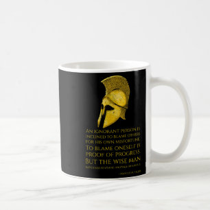 Caneca De Café Citação de Filosofia de Marcus Aurelius Stoic - St