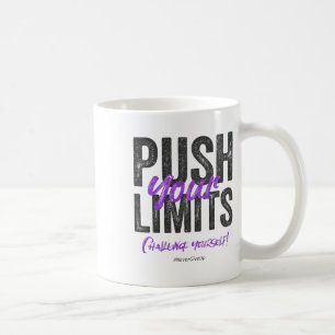 Caneca De Café Citação de Fitness Y2k Treinamento de Ginásio Disc