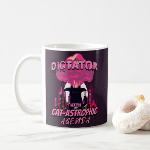 Caneca De Café Citação de Gatos Furiosos e Engraçados Catastrófic