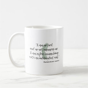Caneca De Café Citação de Jane Eyre II