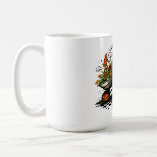 Caneca De Café Citação de jardinagem no meu escritório