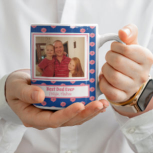 Caneca De Café Citação de Melhor Pai em Foto