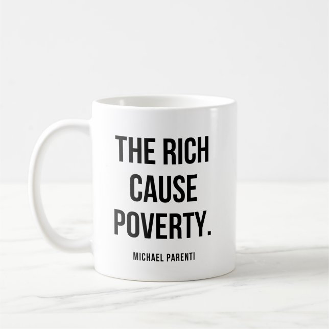 Caneca De Café citação de Michael Parenti (Esquerda)