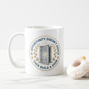 Caneca De Café Citação de Negócios de Inspiração e Motivação de M