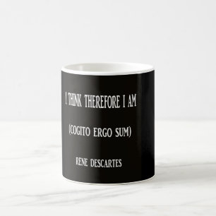 Caneca De Café Citação de René Descartes (1596-1650)