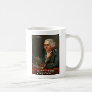 Caneca De Café Citação de Sabedoria de Ben Frankling "Qualquer To