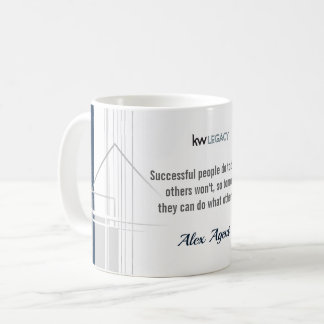 Caneca De Café Citação de Sucesso Serviços de Imóveis / Casa
