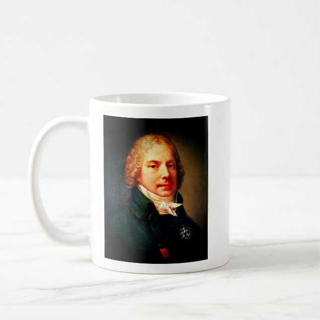 Caneca De Café Citação de Talleyrand sobre café (Esquerda)