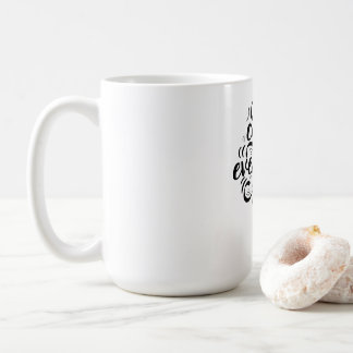 Caneca De Café Citação de Tipografia de Motivação para Criativida