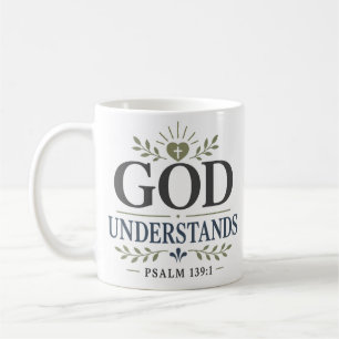Caneca De Café Citação Devocional Espiritual Deus Entende