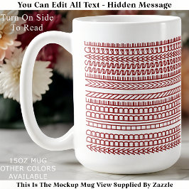 Caneca De Café Citação Dito Família Piada Mensagem Oculta 152 Eng