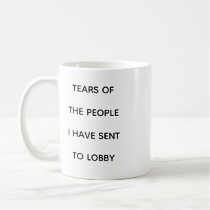 Caneca De Café Citação Divertida de Lobby de Jogador Design de Jo