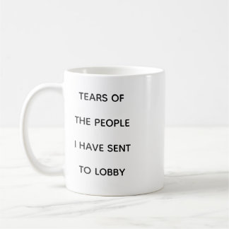 Caneca De Café Citação Divertida de Lobby de Jogador Design de Jo