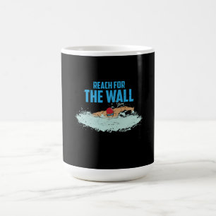 Caneca De Café Citação Divertida de Natação Presente para Nadador